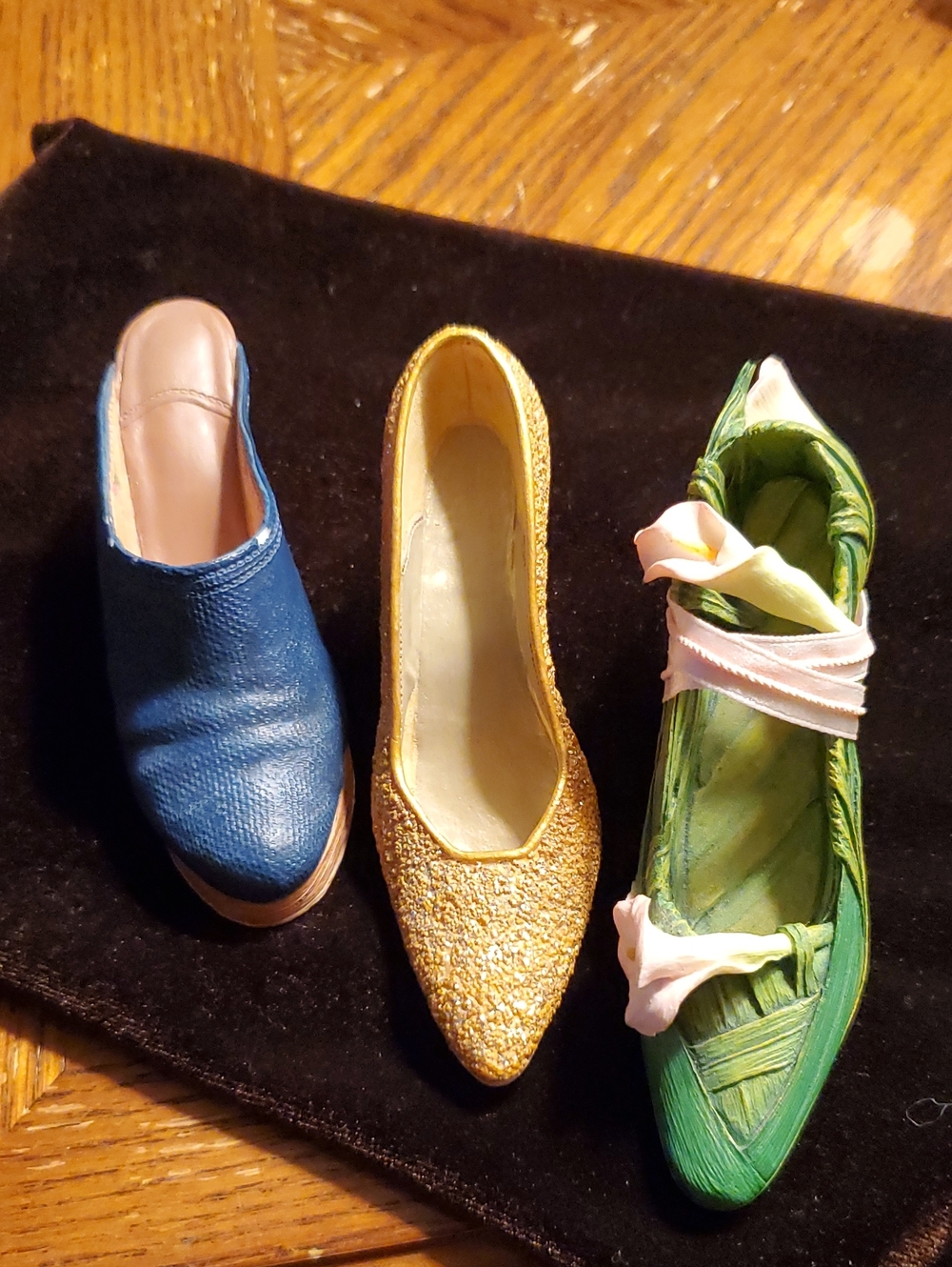 VTG 3-piece collector's lot of Just the Right Shoe collection by Raine